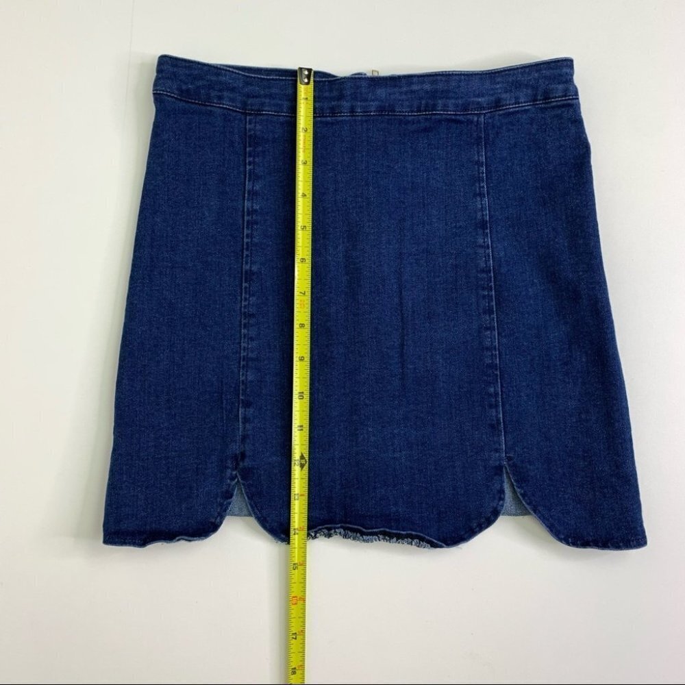 Denim mini skirt with stretch - Picture 6 of 6